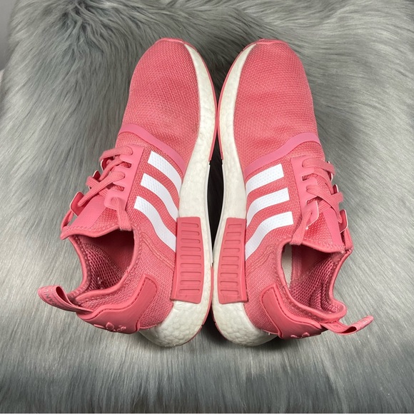 Adidas NMD R1 Hazy Rose Glow Blue Women Running Shoes - Picture 6 of 8